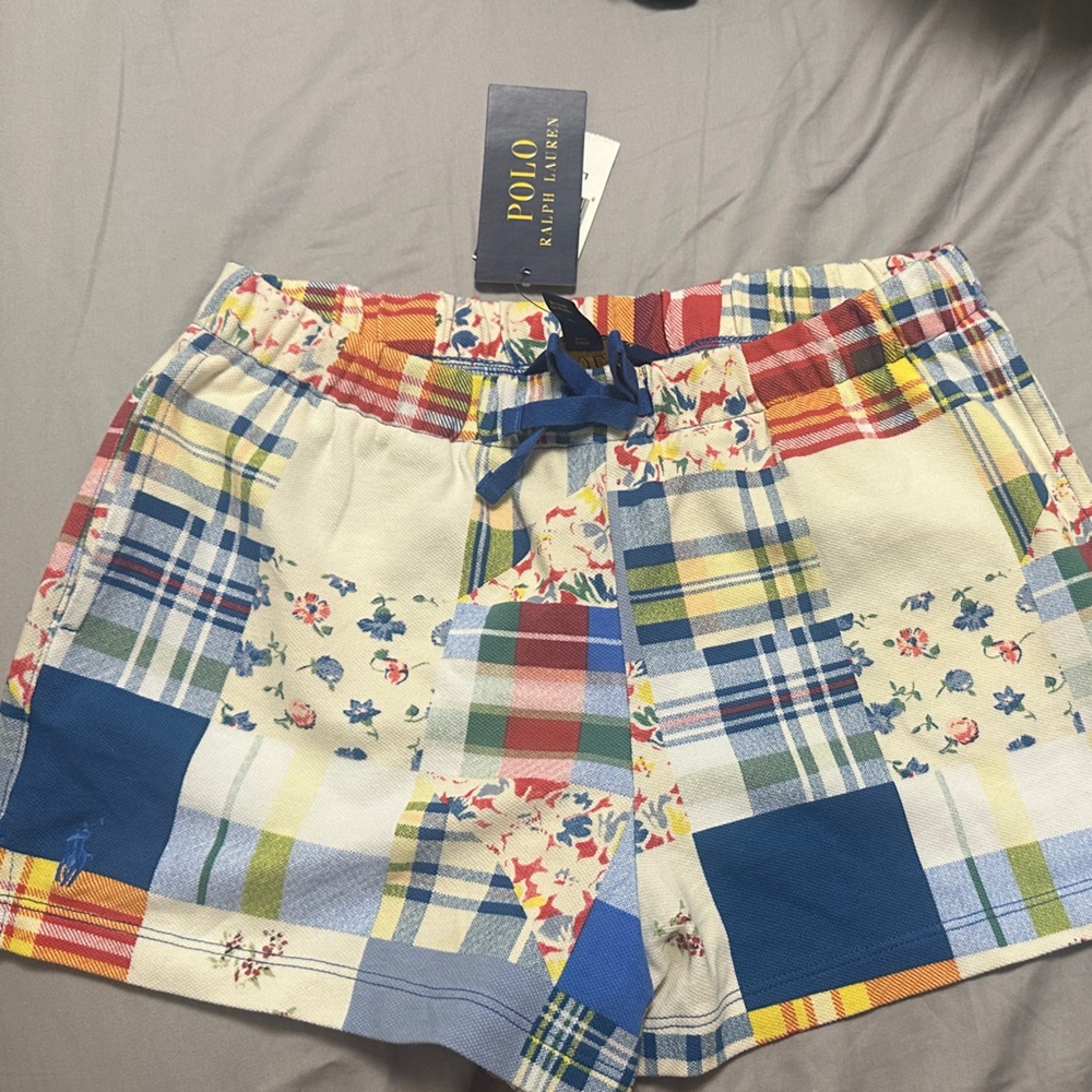 Polo by Ralph Lauren Multicolor Patchwork Women's Shorts